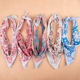 Set of 5 – Boho Cotton Bandanas | Everyday Head Scarf