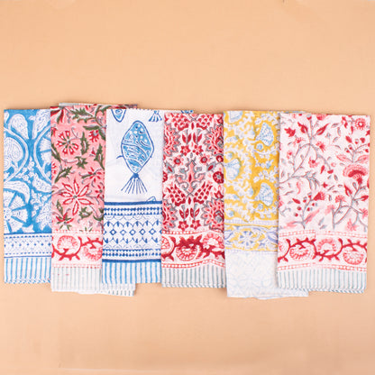 Set of 18 - Eco-Friendly Cotton Bandanas, Designer Print Hair & Neck Wraps, Workout & Hiking Scarf For Women, Men, And Kids, Wrist Accessory