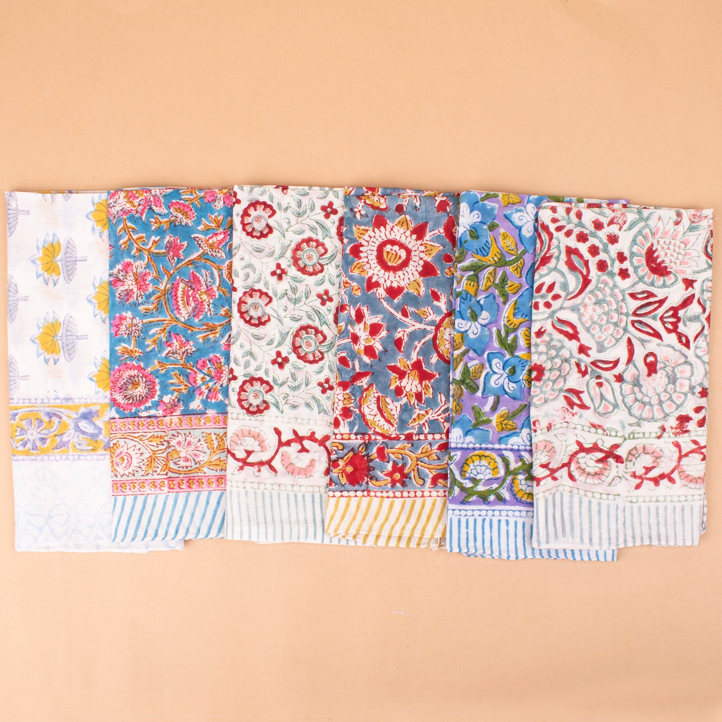 Set of 18 - Eco-Friendly Cotton Bandanas, Designer Print Hair & Neck Wraps, Workout & Hiking Scarf For Women, Men, And Kids, Wrist Accessory