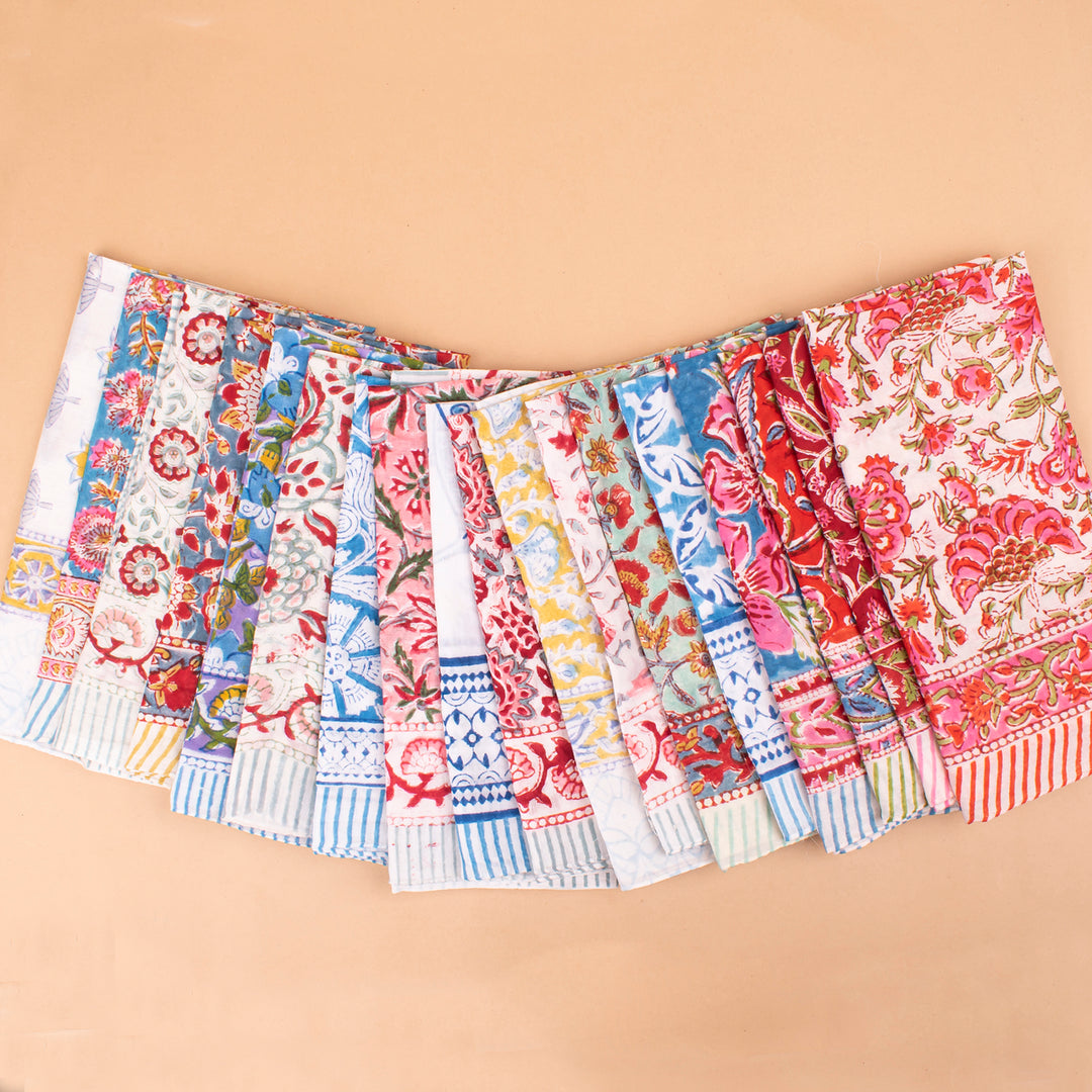 Set of 18 – Designer Cotton Bandanas | Everyday Head Scarf