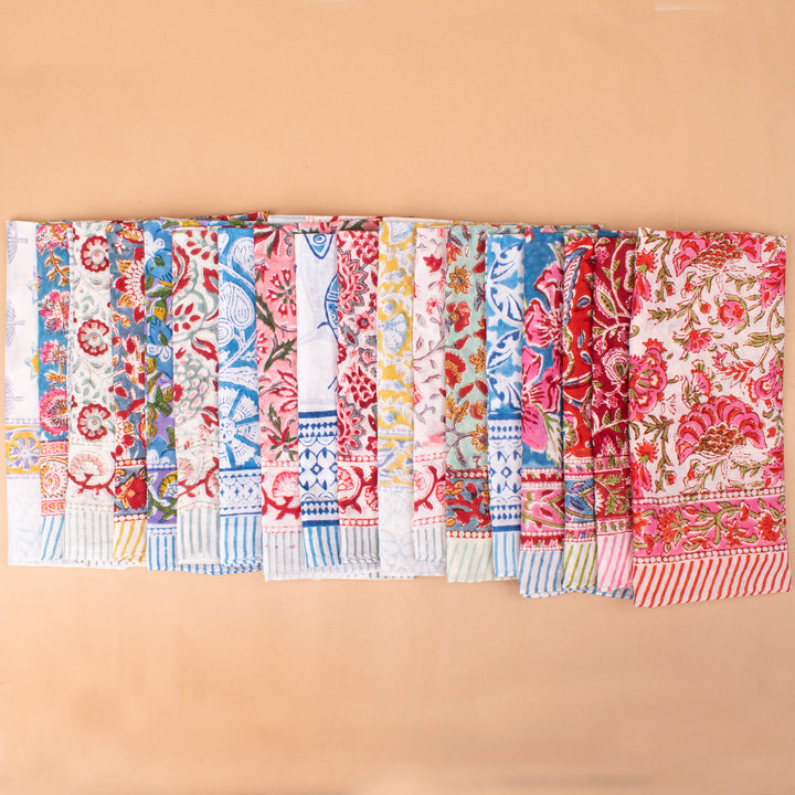 Set of 18 – Designer Cotton Bandanas | Everyday Head Scarf