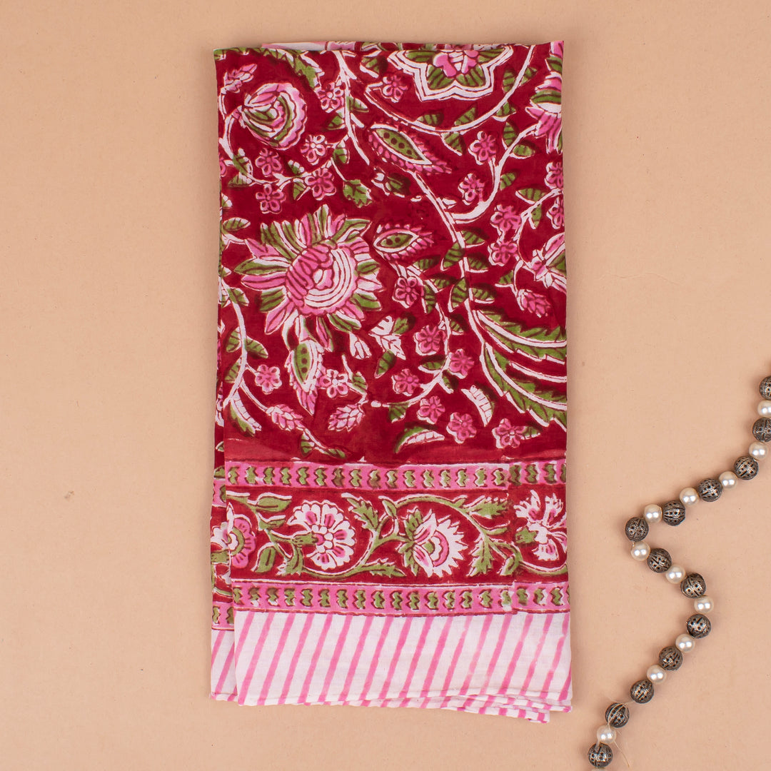 Boho Cotton Bandana | Neck Scarf &amp; Head Wrap