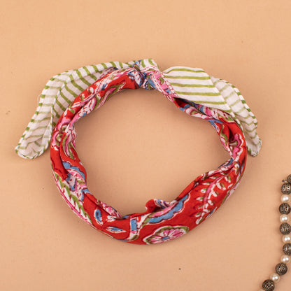 Sustainable Cotton Bandanas For Outdoor Use, Hiking, Dust Protection, Hair Wrap Or Stylish Boho Face Mask Alternative