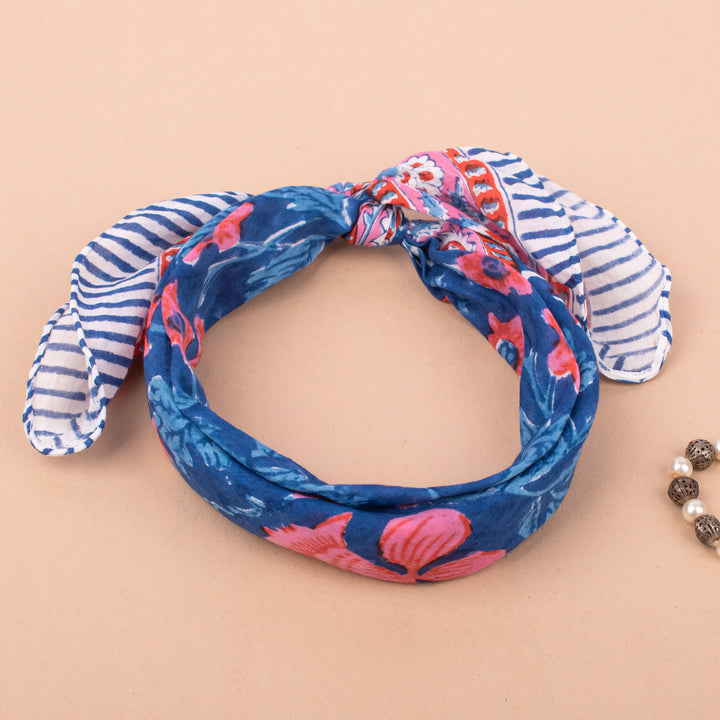 Boho Cotton Bandana | Head Scarf &amp; Hair Wrap