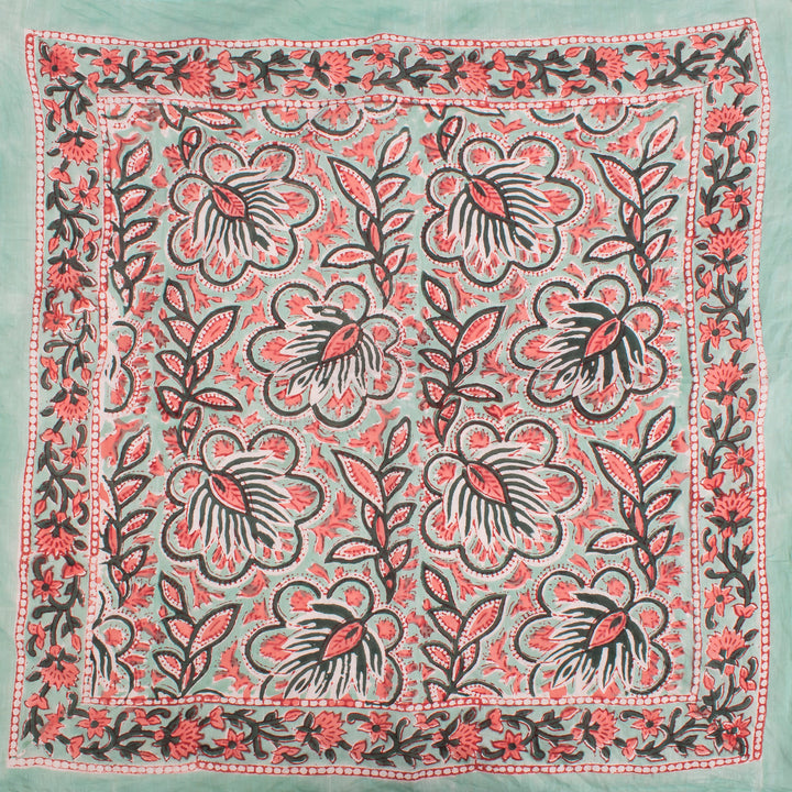 Set of 2 – Floral Cotton Bandanas | Boho Head Scarf &amp; Hair Wrap