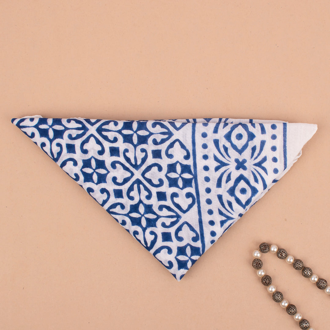 Floral Cotton Bandana | Printed Head Scarf &amp; Hair Wrap