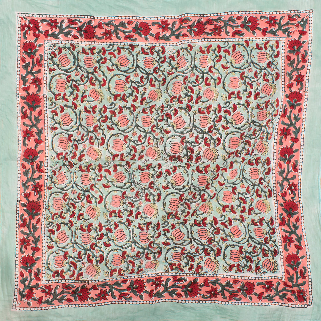 Boho Cotton Bandana | Neck Scarf &amp; Head Wrap