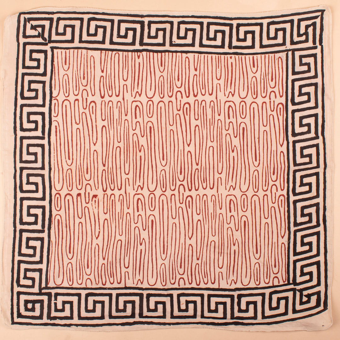 Set of 2 – Hand Block Cotton Bandanas | Neck Scarf &amp; Head Wrap