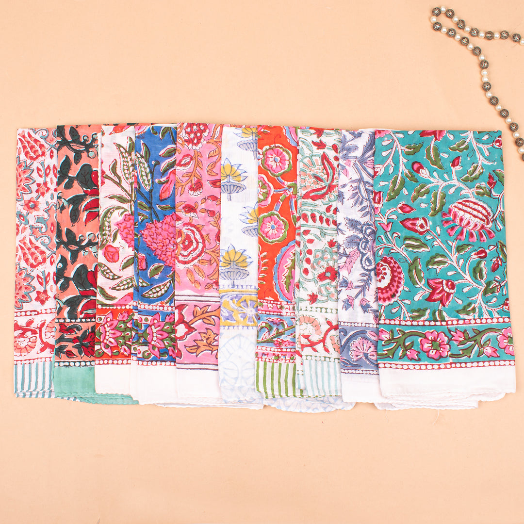 Set of 30 – Paisley Cotton Bandanas | Head Scarf &amp; Hair Wrap