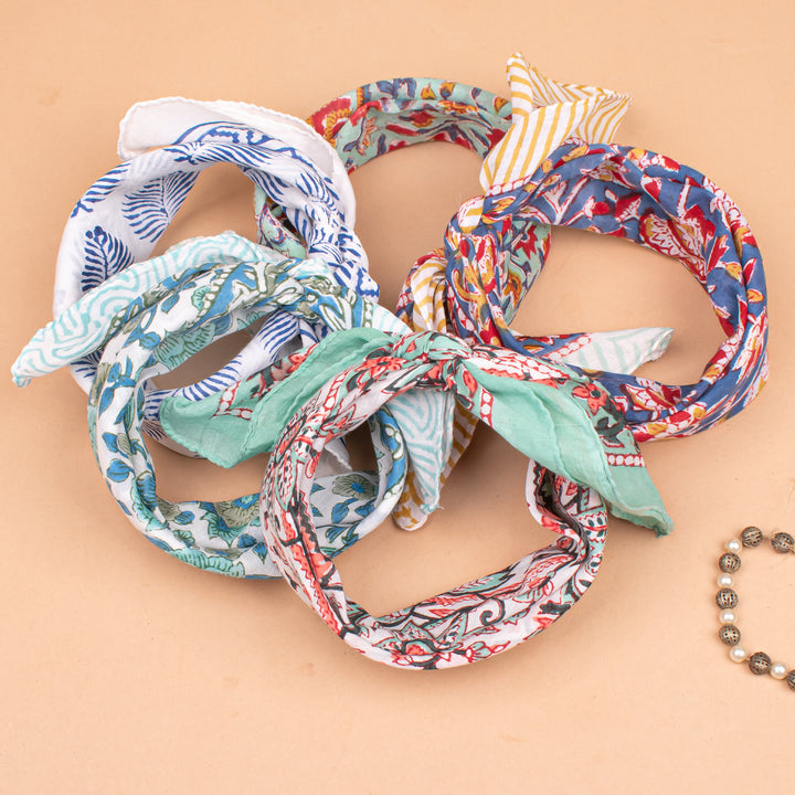 Set of 25 – Paisley Cotton Bandanas | Everyday Head Scarf