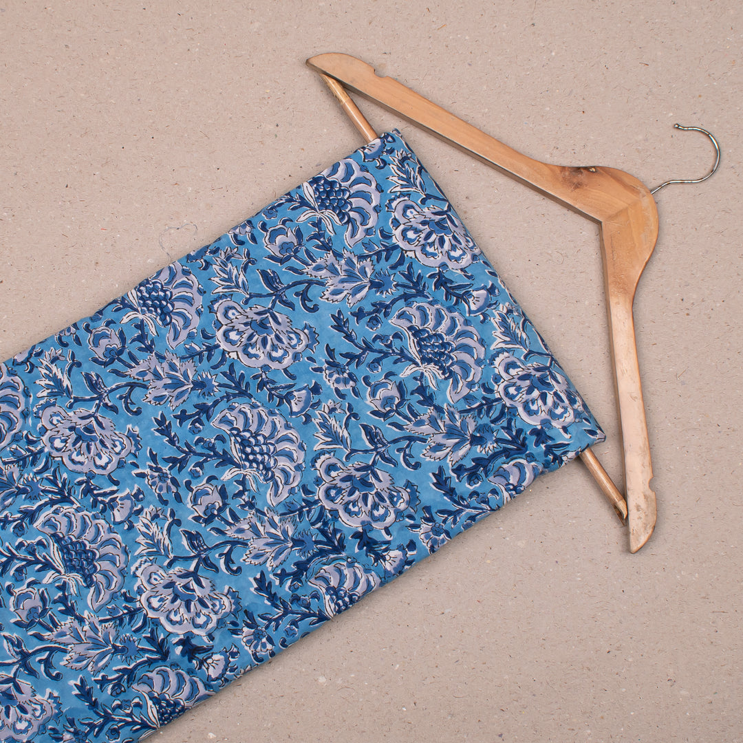 Boho Cotton Fabric by the Yard | Block Print Craft Fabric