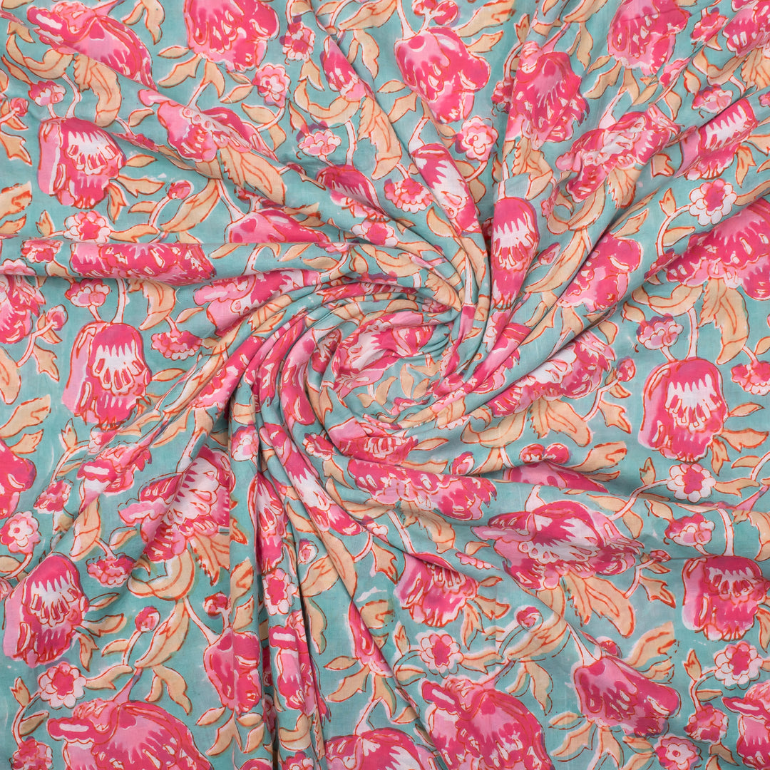 Floral Cotton Tablecloth | Boho Table Cover