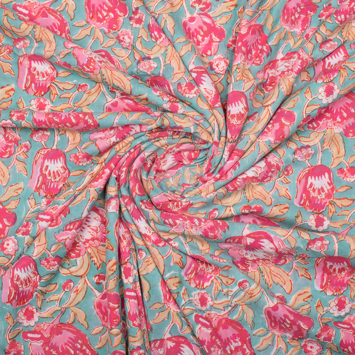 Floral Cotton Tablecloth | Boho Table Cover