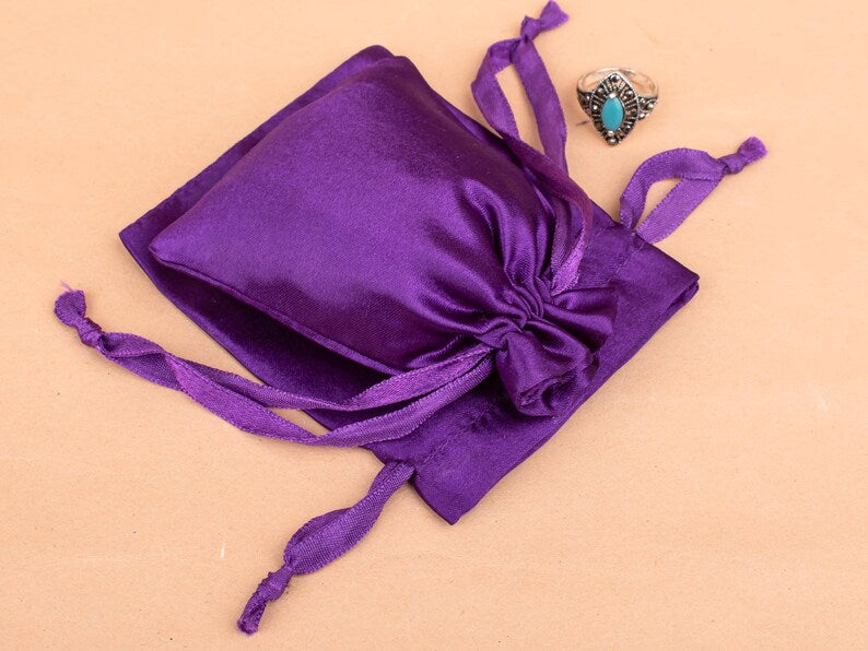 Satin Drawstring Pouch | Jewelry &amp; Gift Packaging Bag