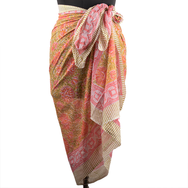 Boho Cotton Gift Set | Scarf, Makeup Bag, Sarong Combo