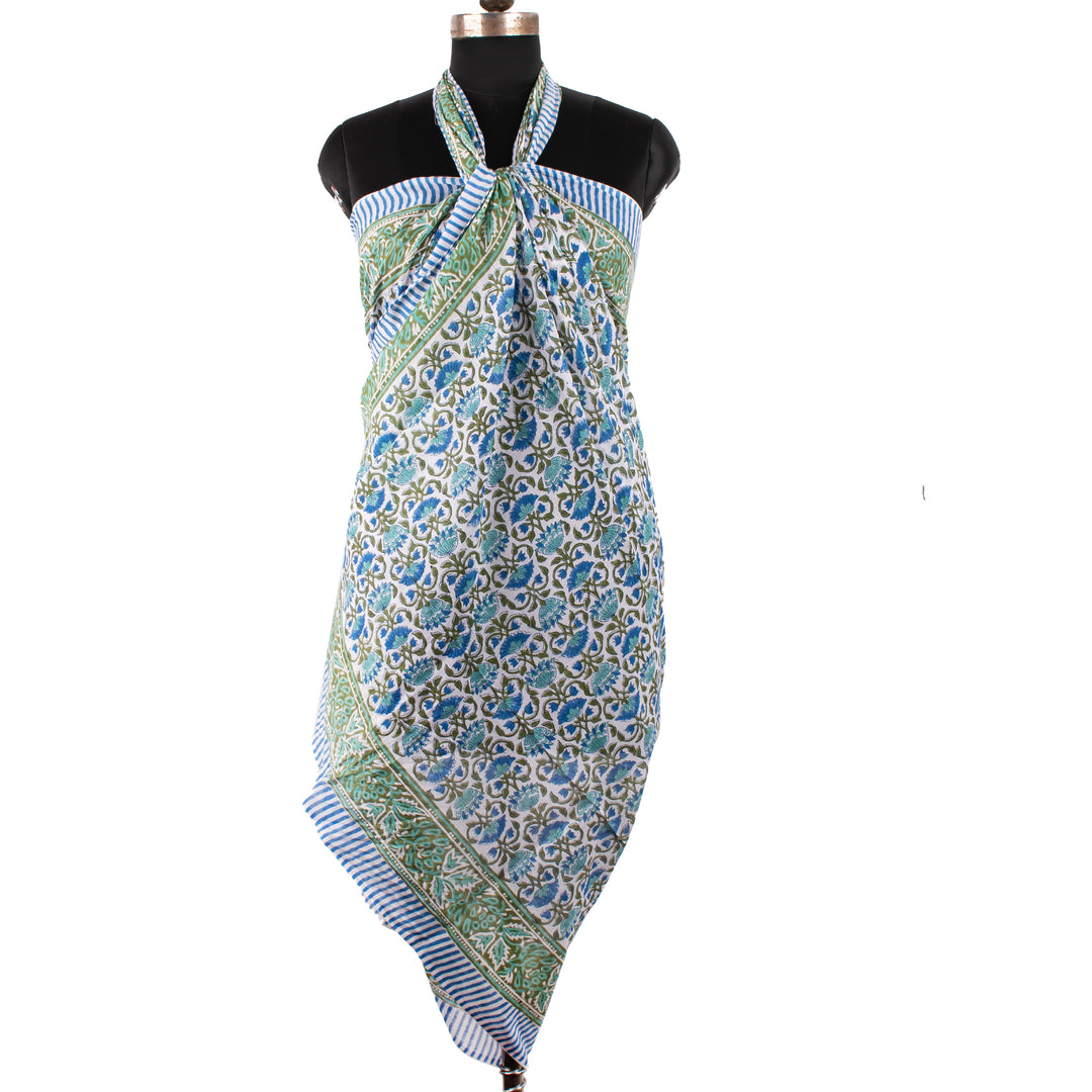 Boho Cotton Gift Set | Scarf, Makeup Bag, Sarong Combo