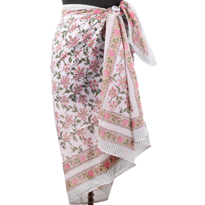 Boho Cotton Gift Set | Scarf, Makeup Bag, Sarong Combo