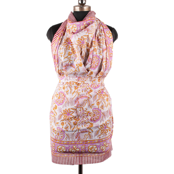 Boho Cotton Sarong | Beach Cover-Up &amp; Wrap Skirt