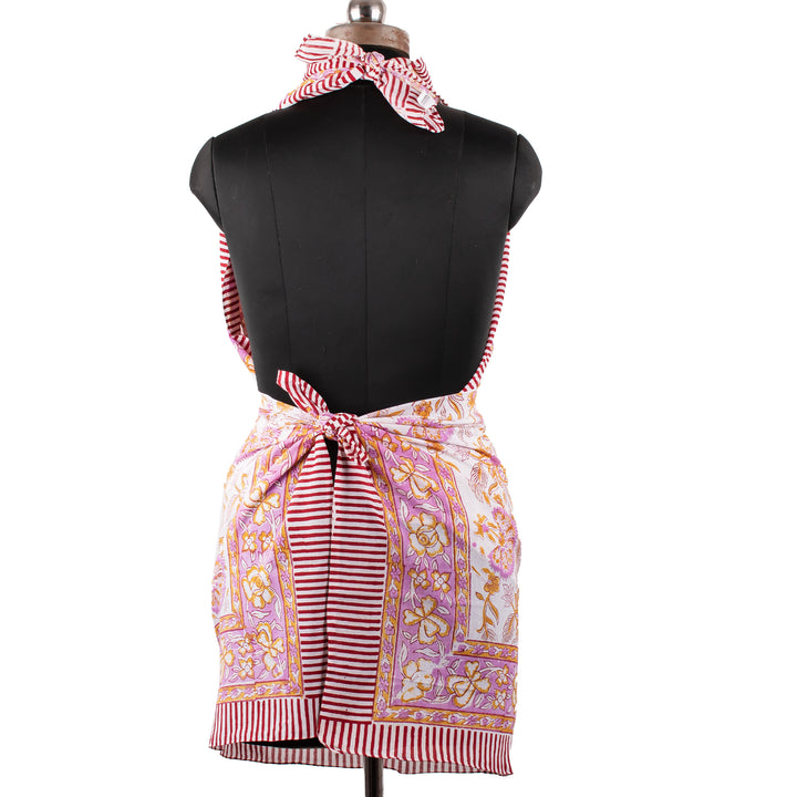 Boho Cotton Sarong | Beach Cover-Up &amp; Wrap Skirt