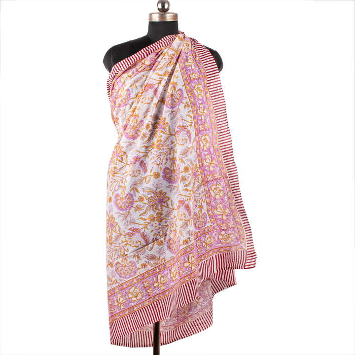 Boho Cotton Sarong | Beach Cover-Up &amp; Wrap Skirt