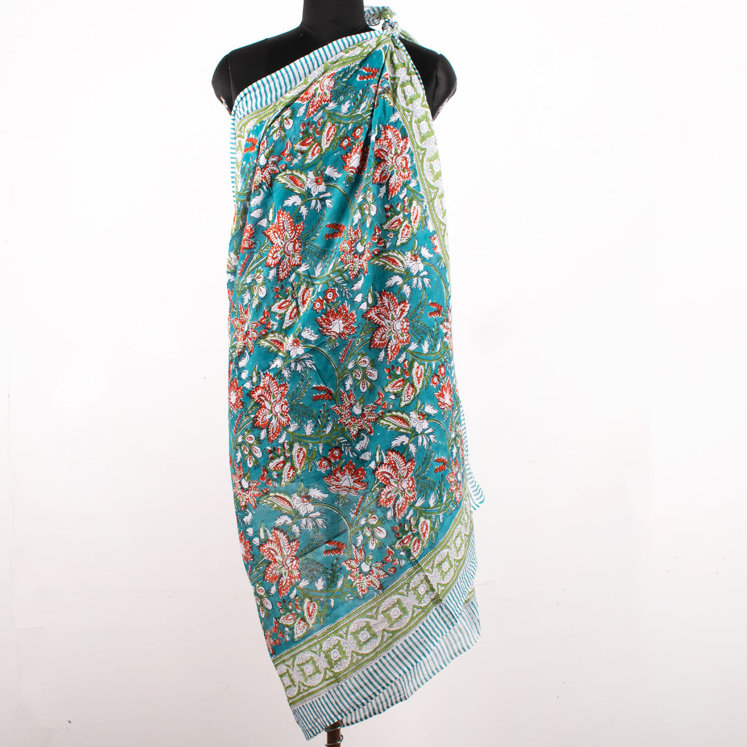 Handmade Cotton Gift Set | Scarf, Makeup Bag, Sarong Combo
