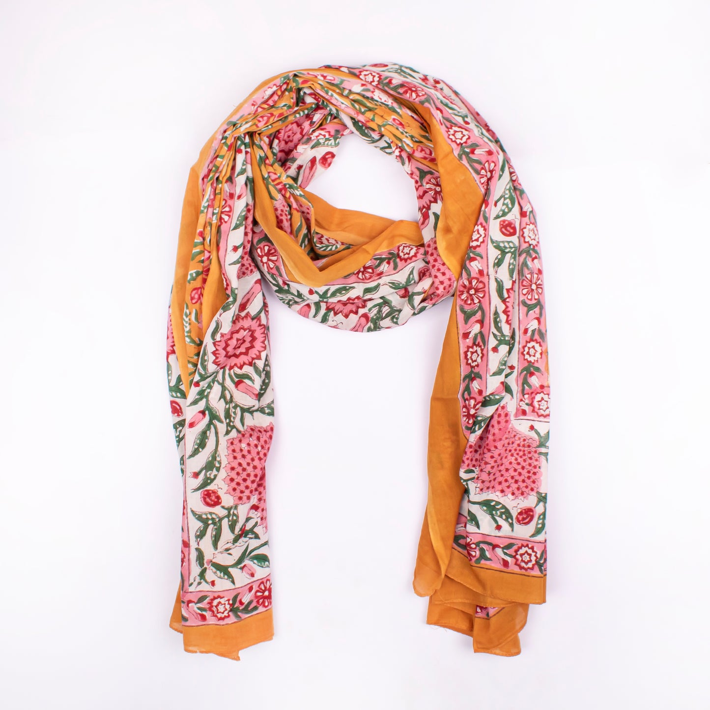Combo of 2 - Stylish Beach Sarong Wraps, Cotton Printed Scarf For Beach Day, Cotton Pareo For A Stylish Beach Look, Artisan Handcrafted Scarves