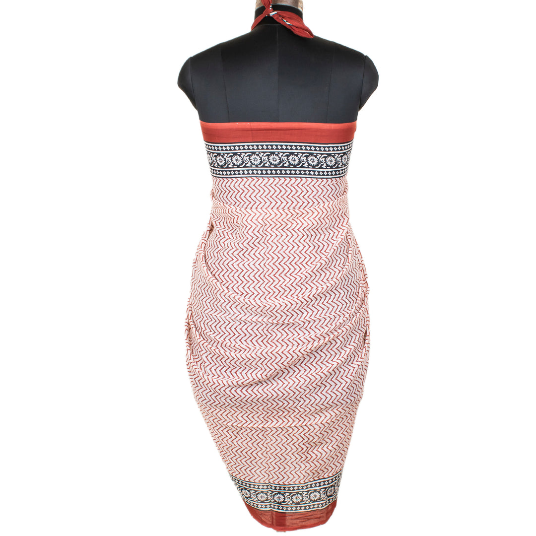 Boho Cotton Sarong | Beach Cover-Up &amp; Wrap Skirt
