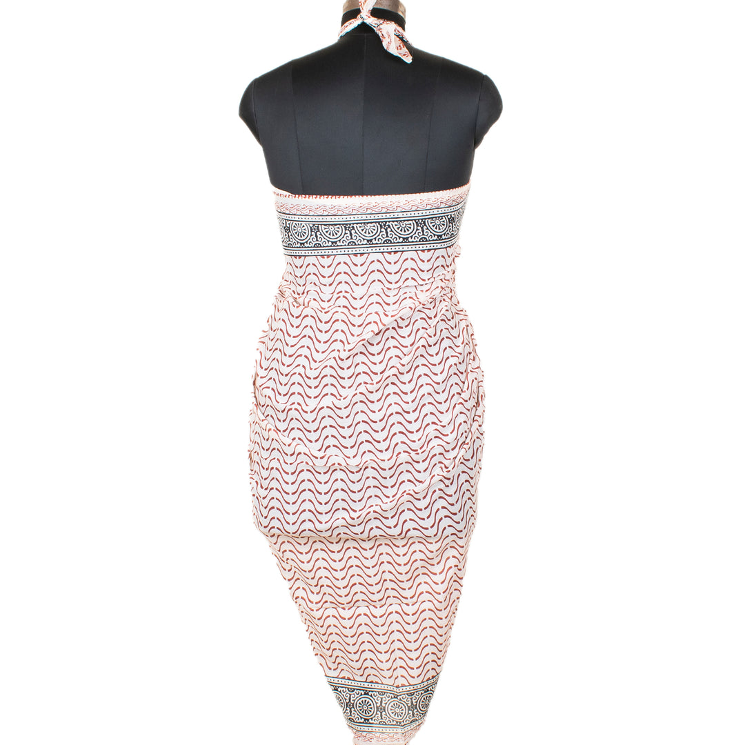 Boho Cotton Sarong | Beach Cover-Up &amp; Wrap Skirt