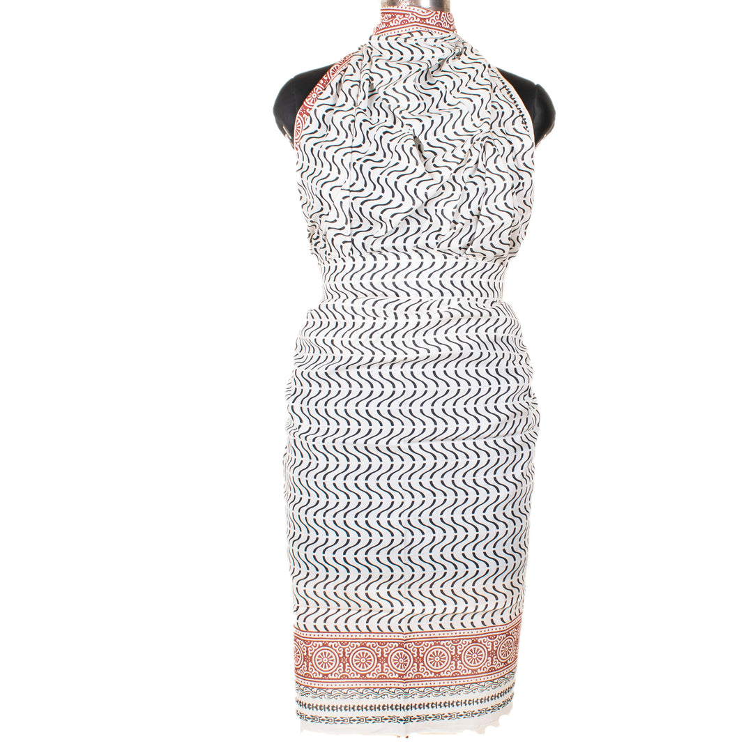 Boho Cotton Sarong | Beach Cover-Up &amp; Wrap Skirt