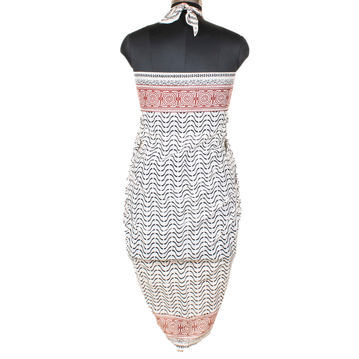 Boho Cotton Sarong | Beach Cover-Up &amp; Wrap Skirt
