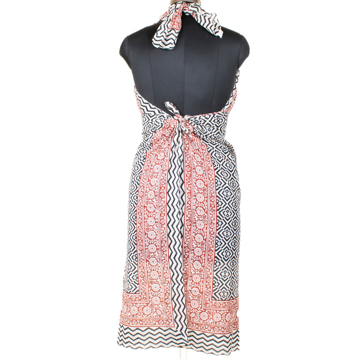 Boho Cotton Sarong | Beach Cover-Up &amp; Wrap Skirt