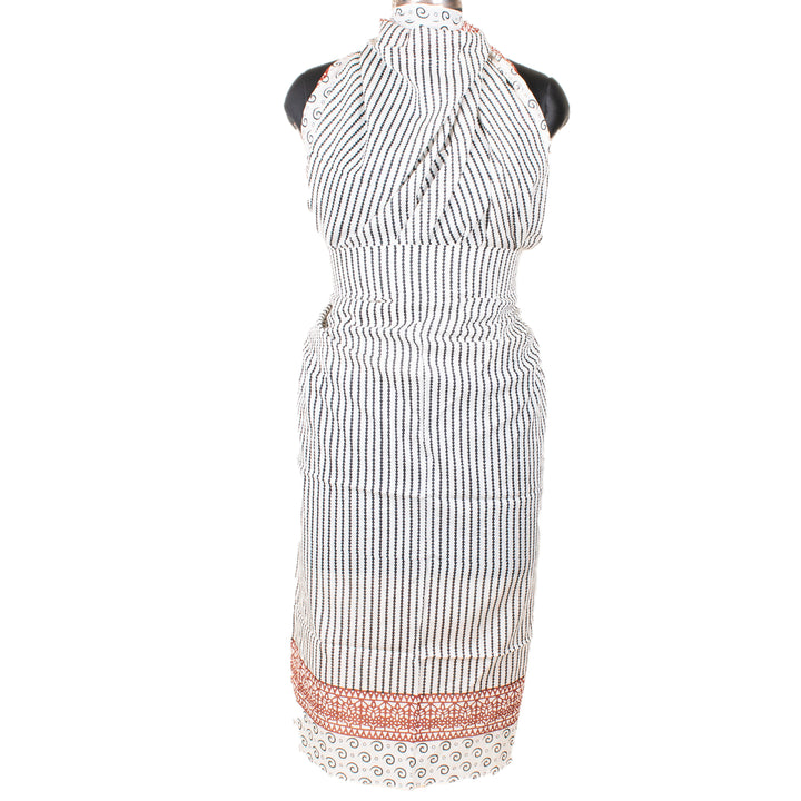 Boho Cotton Sarong | Beach Cover-Up &amp; Wrap Skirt