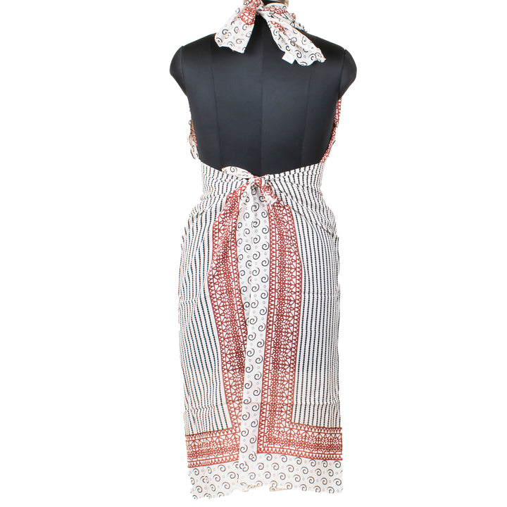 Boho Cotton Sarong | Beach Cover-Up &amp; Wrap Skirt