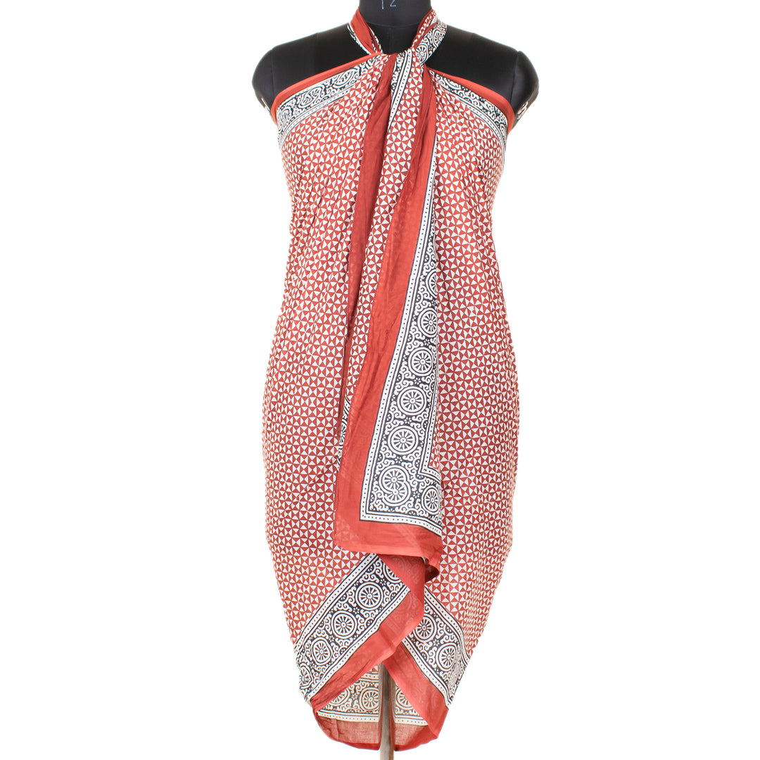 Boho Cotton Sarong | Beach Cover-Up &amp; Wrap Skirt