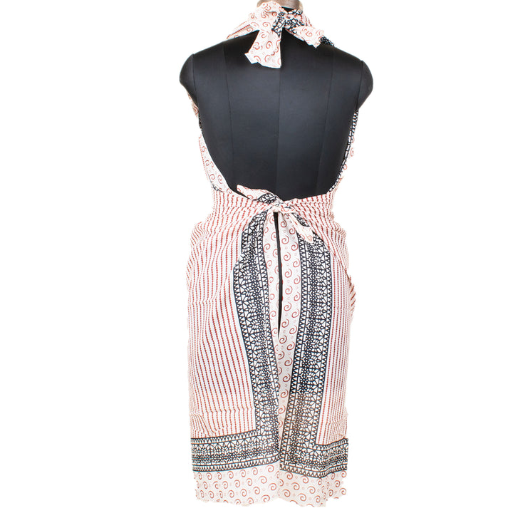 Boho Cotton Sarong | Beach Cover-Up &amp; Wrap Skirt