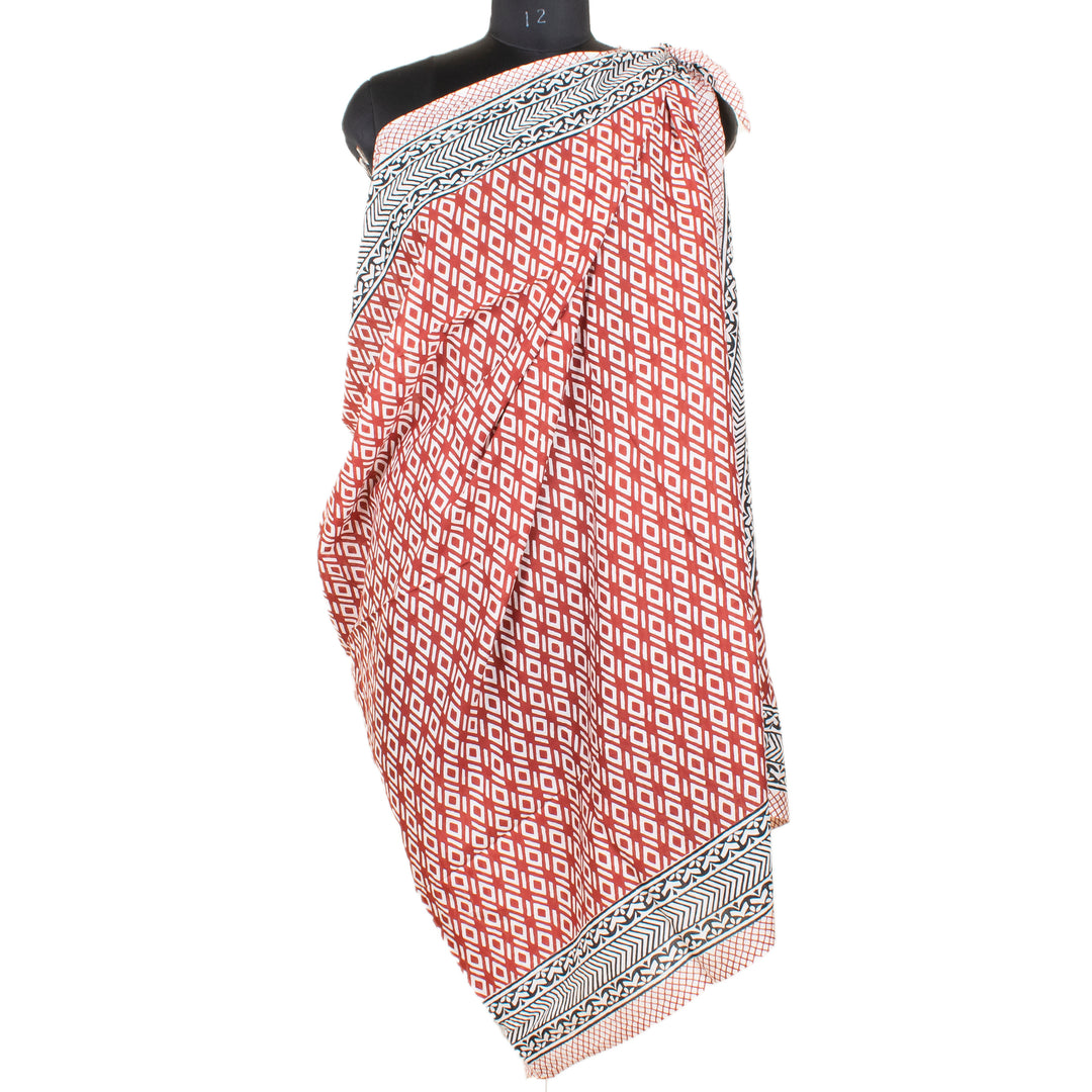Boho Cotton Sarong | Beach Cover-Up &amp; Wrap Skirt