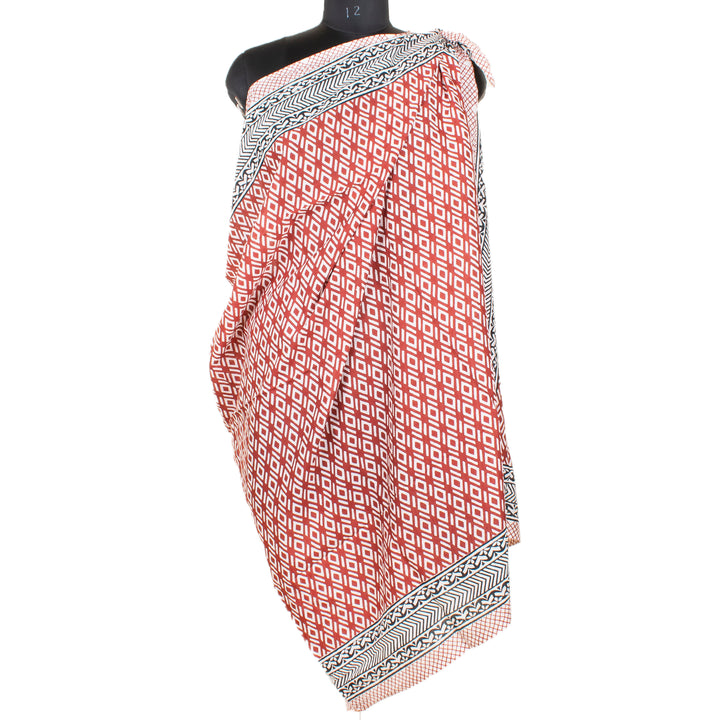 Boho Cotton Sarong | Beach Cover-Up &amp; Wrap Skirt