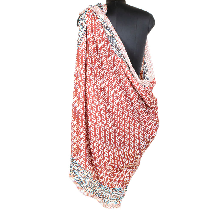 Boho Cotton Sarong | Beach Cover-Up &amp; Wrap Skirt