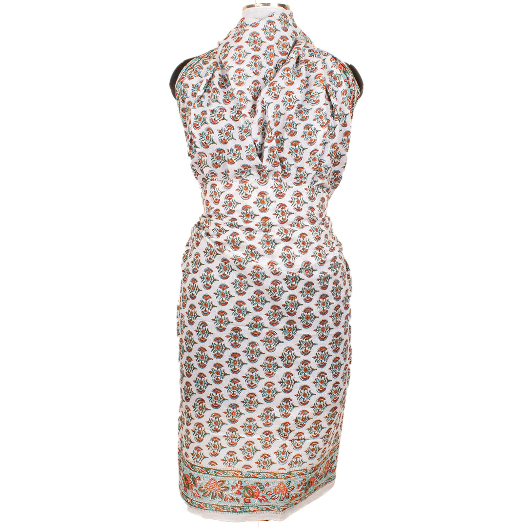 Boho Cotton Sarong | Beach Cover-Up &amp; Wrap Skirt