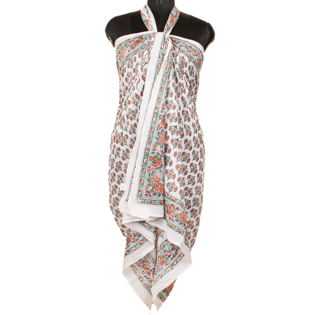 Boho Cotton Sarong | Beach Cover-Up &amp; Wrap Skirt