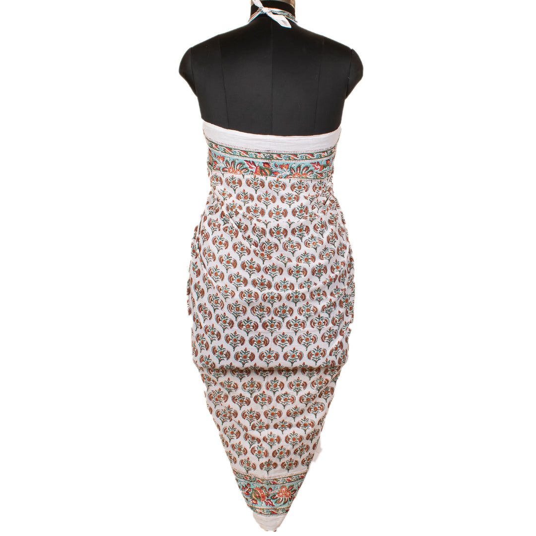 Boho Cotton Sarong | Beach Cover-Up &amp; Wrap Skirt