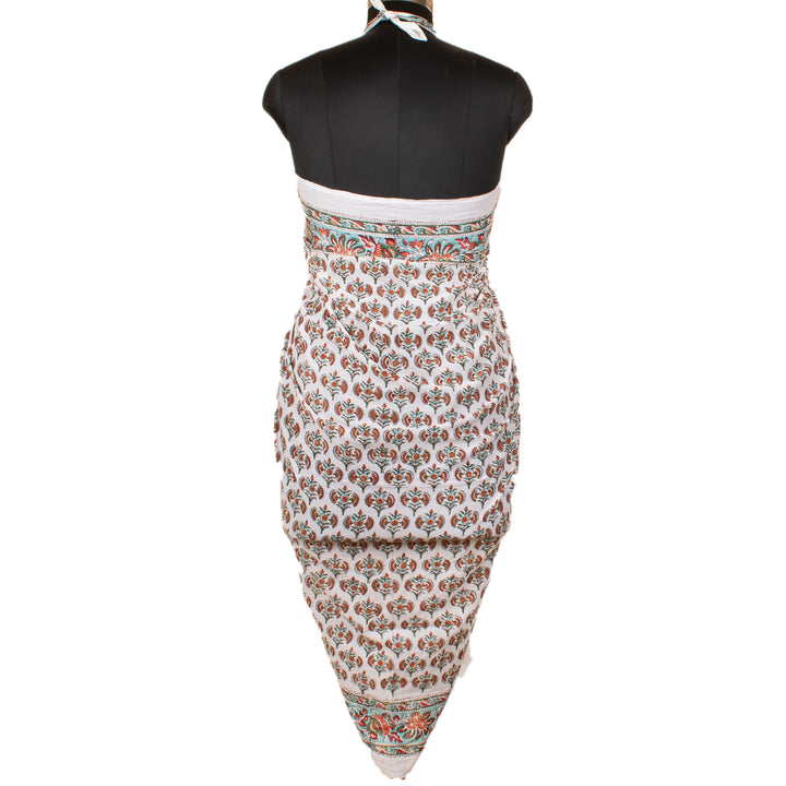 Boho Cotton Sarong | Beach Cover-Up &amp; Wrap Skirt