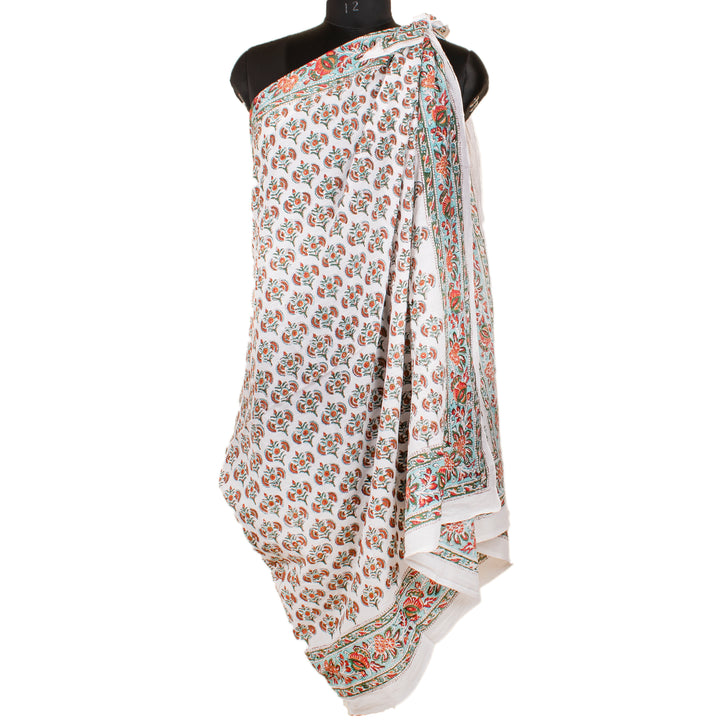 Boho Cotton Sarong | Beach Cover-Up &amp; Wrap Skirt