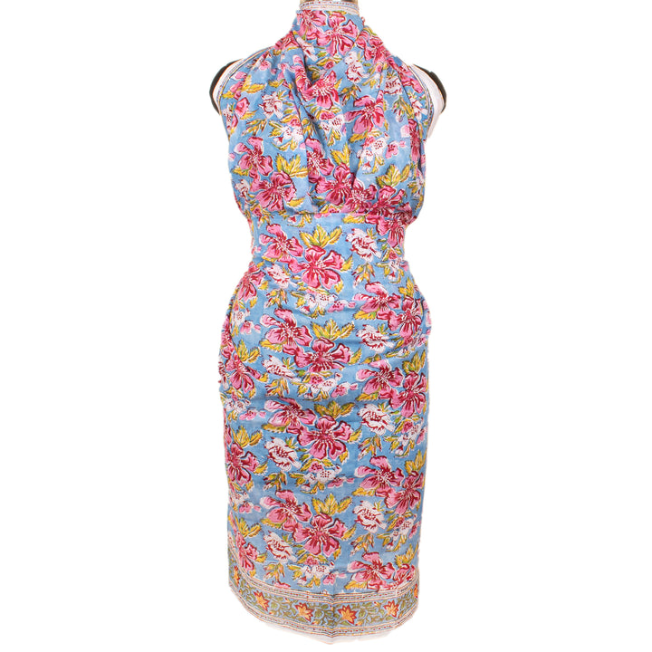 Boho Cotton Sarong | Beach Cover-Up &amp; Wrap Skirt