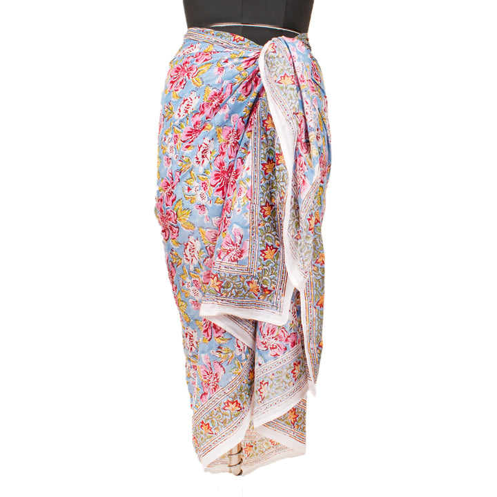 Boho Cotton Sarong | Beach Cover-Up &amp; Wrap Skirt