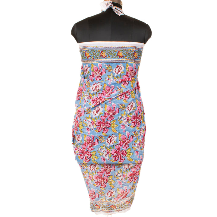 Boho Cotton Sarong | Beach Cover-Up &amp; Wrap Skirt