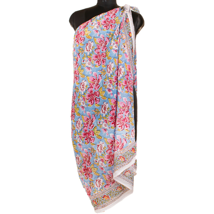 Boho Cotton Sarong | Beach Cover-Up &amp; Wrap Skirt