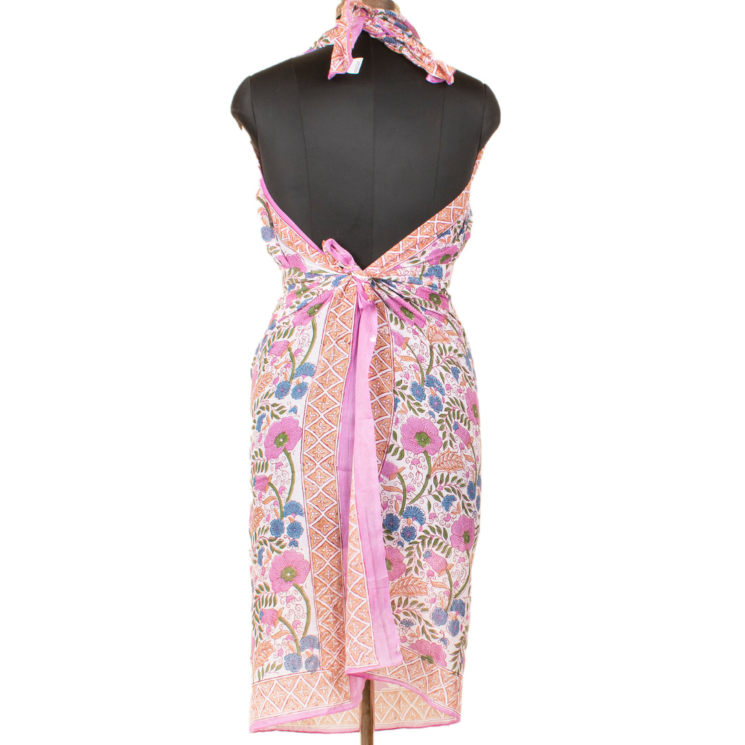 Boho Cotton Sarong | Beach Cover-Up &amp; Wrap Skirt