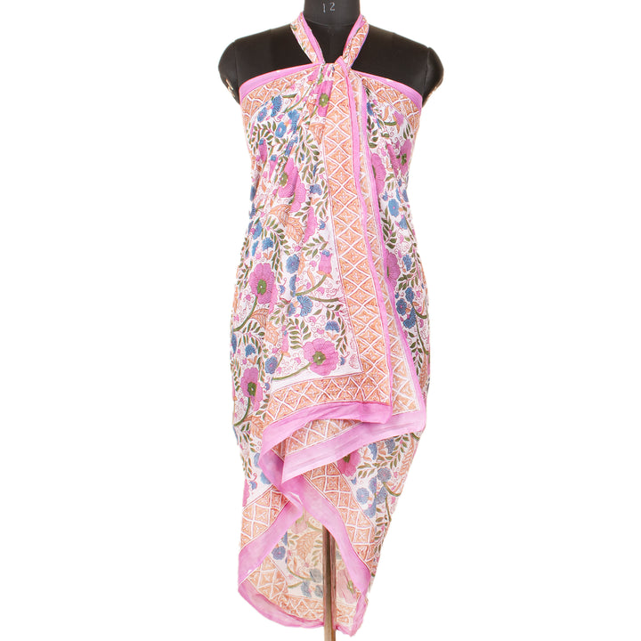Boho Cotton Sarong | Beach Cover-Up &amp; Wrap Skirt