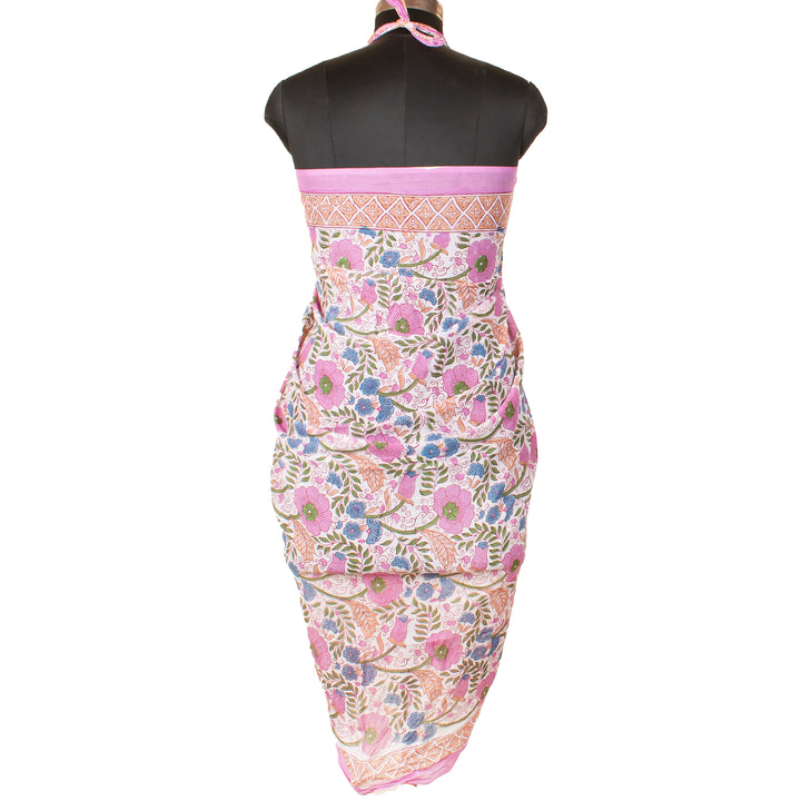 Boho Cotton Sarong | Beach Cover-Up &amp; Wrap Skirt